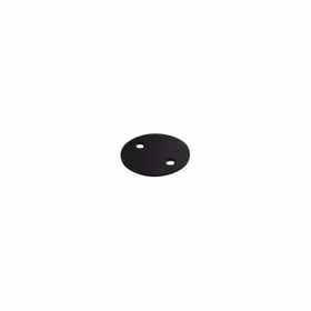 d line - Blindskilt PVD Sort Ø50x3mm massiv cc30mm t/grebshul M4