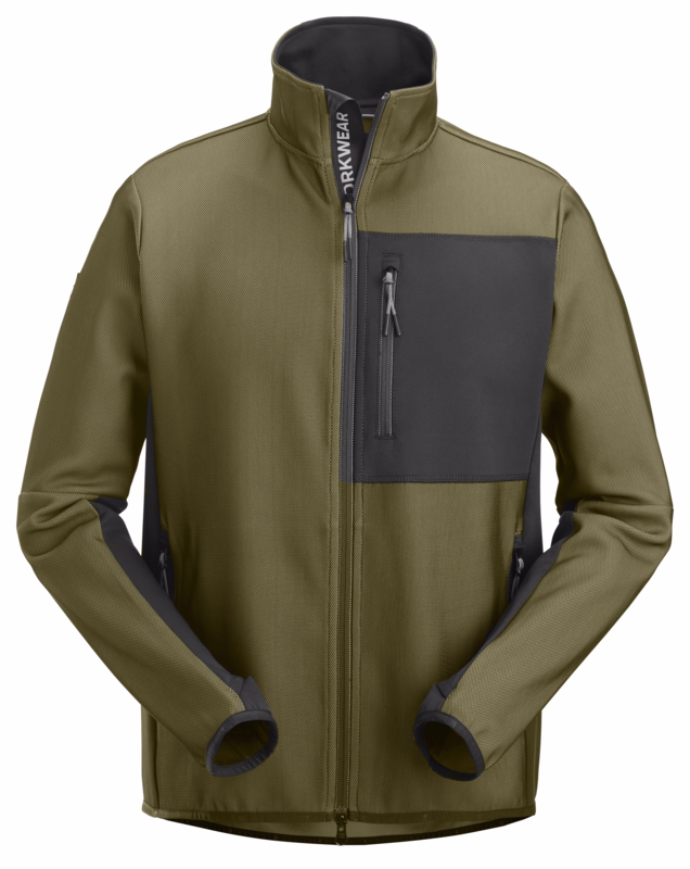 Arbejdsjakke 8045 Khaki grøn/sort, str. 2XL