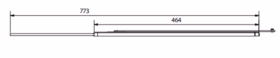   - Friktionsbremse Garant 4/464mm RB 901-1100mm
