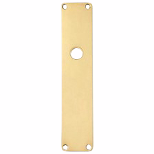   - Langskilt mess 220x45x2mm glat Euro/Boda LR45 Ø15