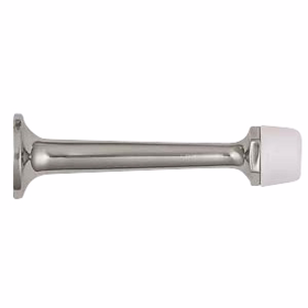   - Dørstop krom t/væg 78mm hvid dup 1147