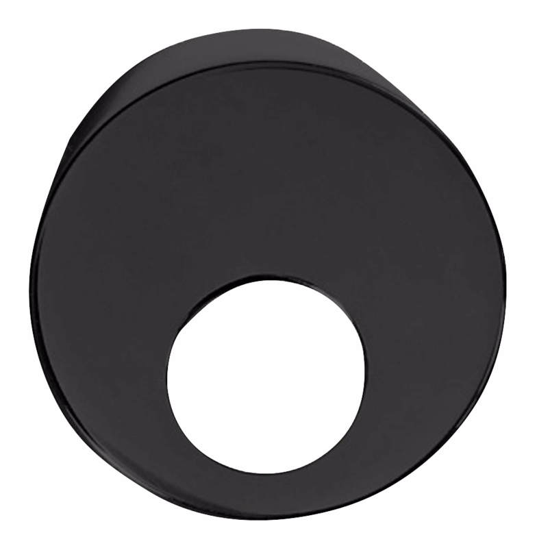 Cylinderkop sort Ø38x31mm 6-stift udv.