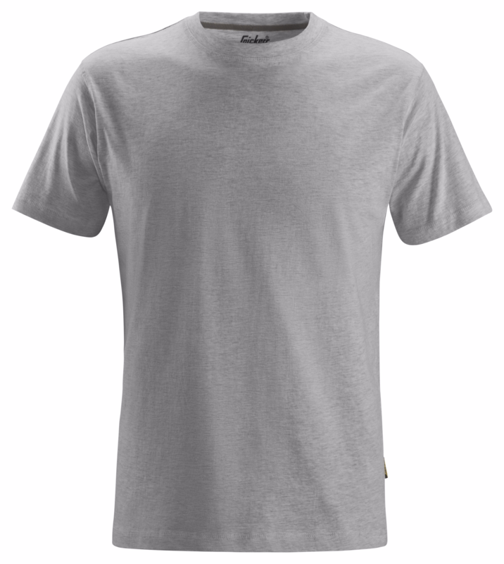 T-shirt 2502 lys gråmeleret, str. 3XL