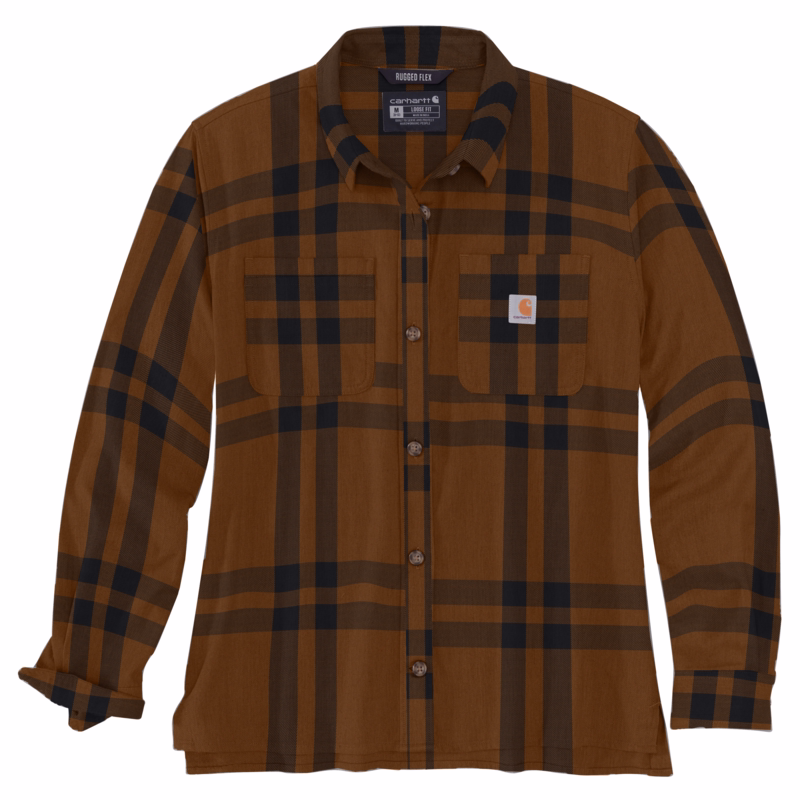 Skjorte Dame 105989 Brown, str. M