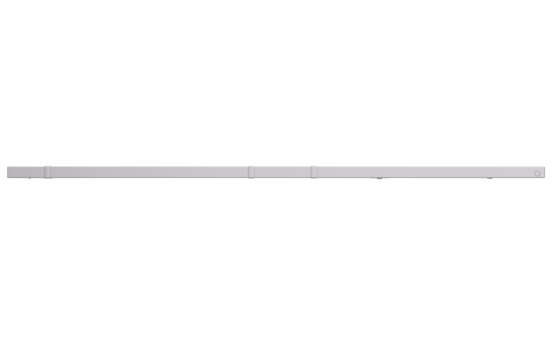 Glideskinne SR-EF-2 sølv H NY