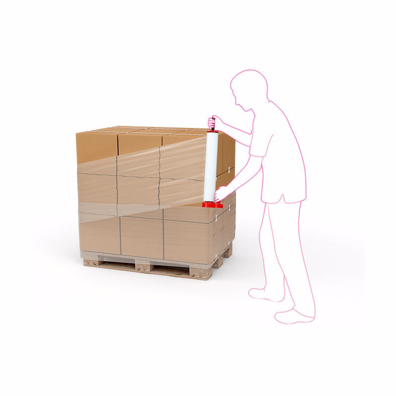 Strækfilm transp 100mm x 150m, 20my