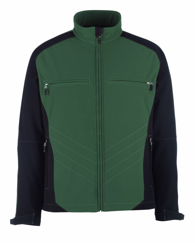 Softshell jakke 12002 grøn/sort, str. XL