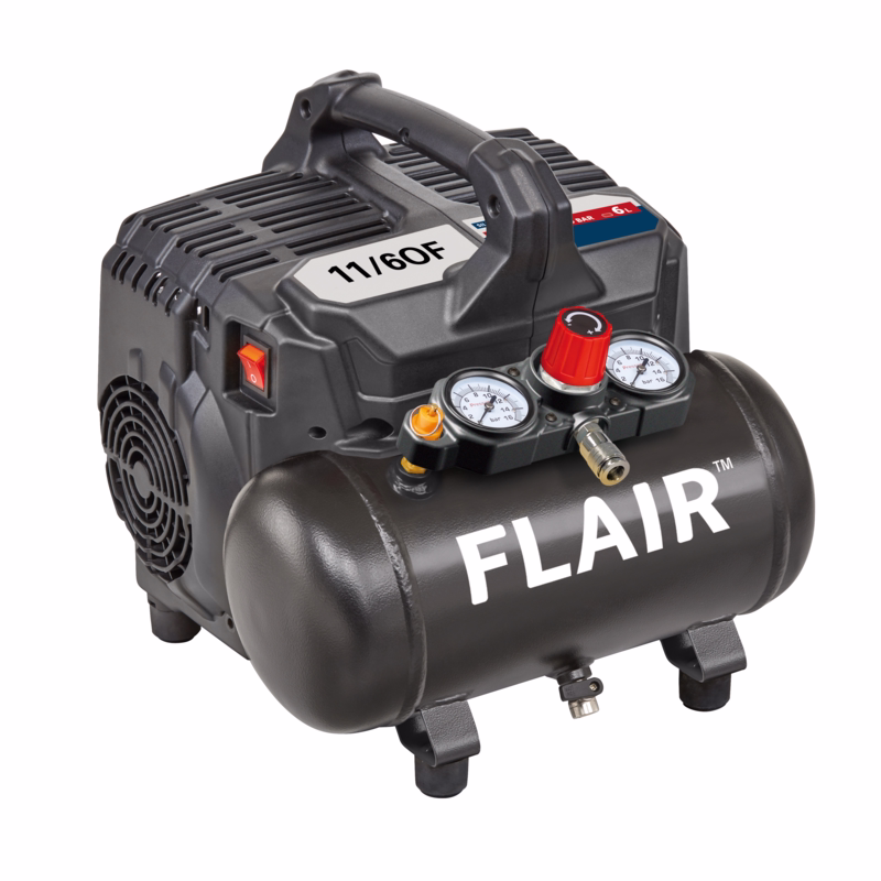 Kompressor 11/60F, 1,0 HK, 8 bar, 6 L, oliefri