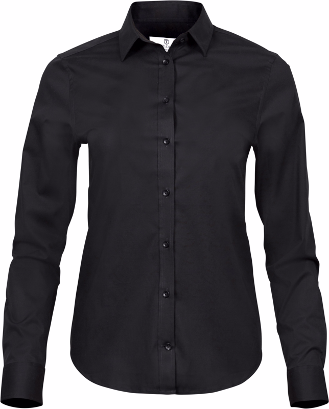 Skjorte Dame Stretch 4025 Black, str. L