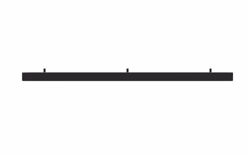 Glideskinne GS-STM sort