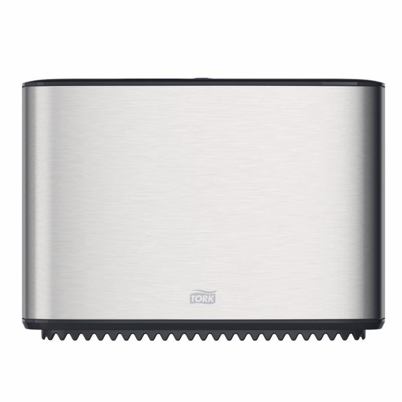 Dispenser T2, Mini rustfrit stål, til mini jumboruller