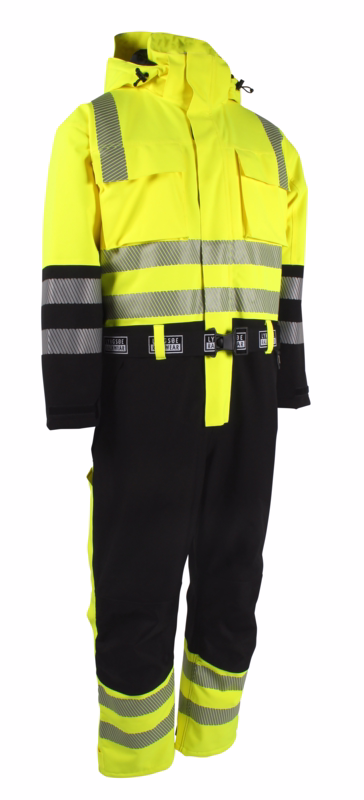 Vinterkedeldragt Hi-vis 4WS-5033 Gul/sort, str. M
