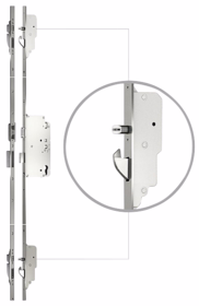 KFV - Stanglås AS3600 Automatic D55 stolpe 16mm lgd. 2400mm