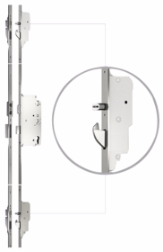 KFV - Stanglås AS3600 Automatic D35 U-stolpe 24mm lgd. 2170mm