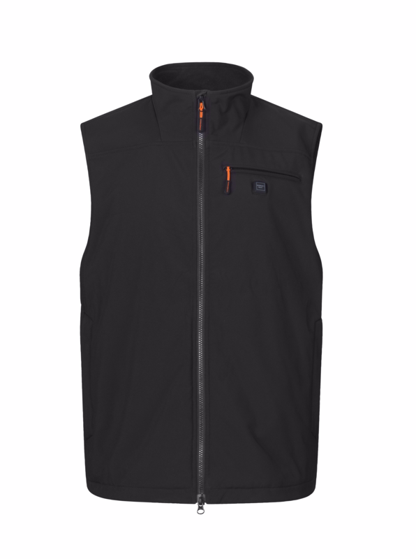 Softshell Vest m/varme 2536 Sort, str. 2XL