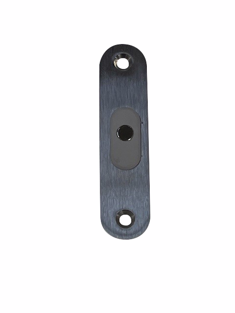 Blik oval stolpe 24x100mm. m/magnetisk bøsning
