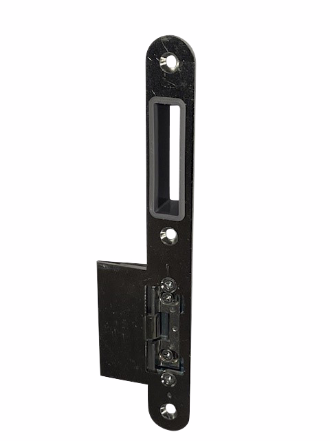 Slutblik justerbar t/træ falle/rigle H Ø24x204 anslag 28mm