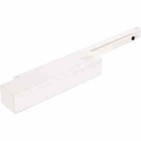 dormakaba - Dørlukker TS93B KIT 2-5 hvid m/glideskinne og montageplade