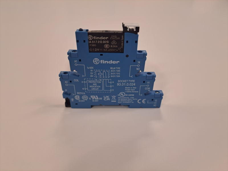 Relæ 1 Polet 12VAC/DC
