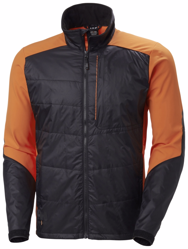 Arbejdsjakke Kensington 73233 Black/dark orange, str. L