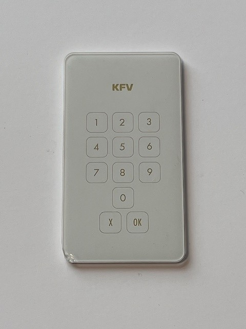 Tastatur til Keyless Hvid