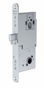 Assa Abloy - Motorlås EL 573 blank krom Dorn 50mm