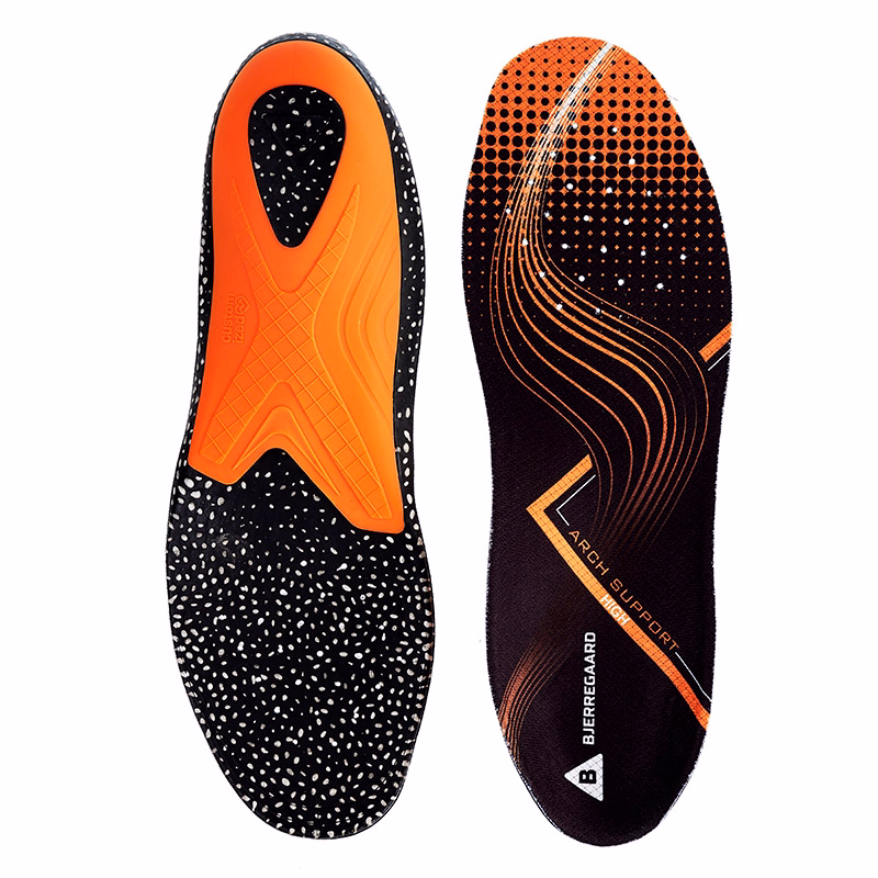 Indlægssål Orthopedic høj orange,  str. 35/37