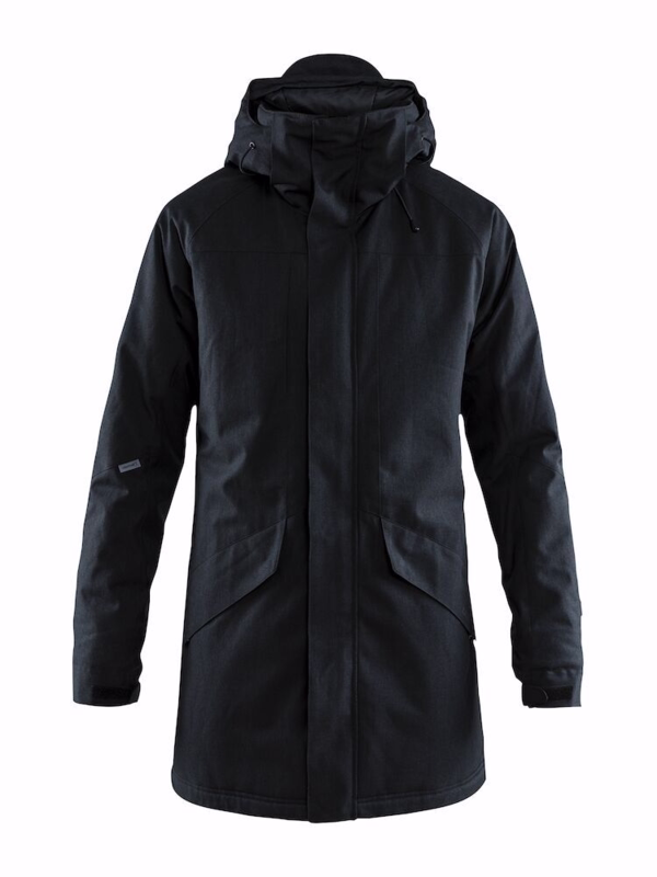 Parka Jakke Mountain 1906320 Black melange str. S