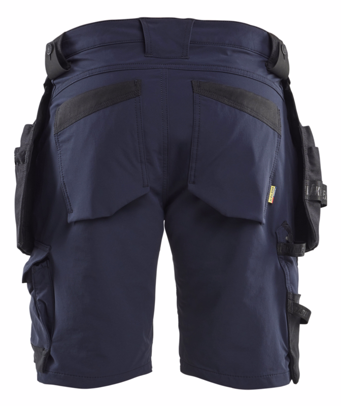 Arbejdsshorts 1702 Mørk marineblå/sort, str. C62