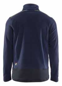 Blåkläder - Fleecejakke 4765 Mørk marineblå/Hi-vis gul