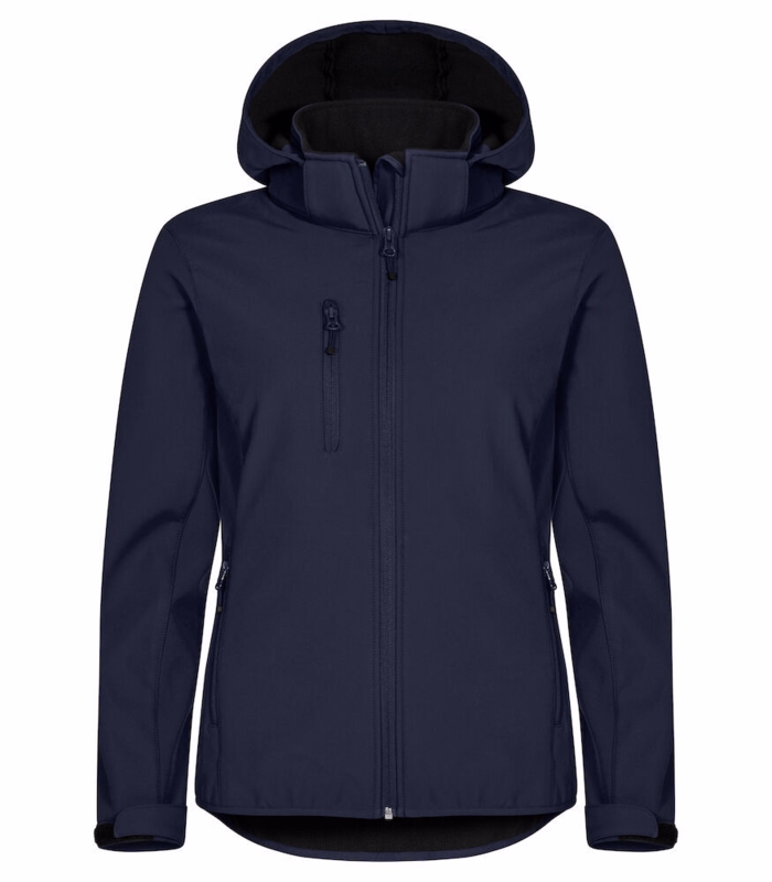 Softshell jakke Dame Classic 0200917 Navy blue, str. 3XL