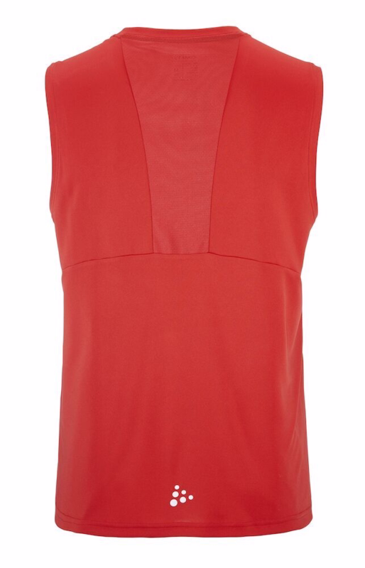 Singlet 1914661 Rush Bright Red, str. L