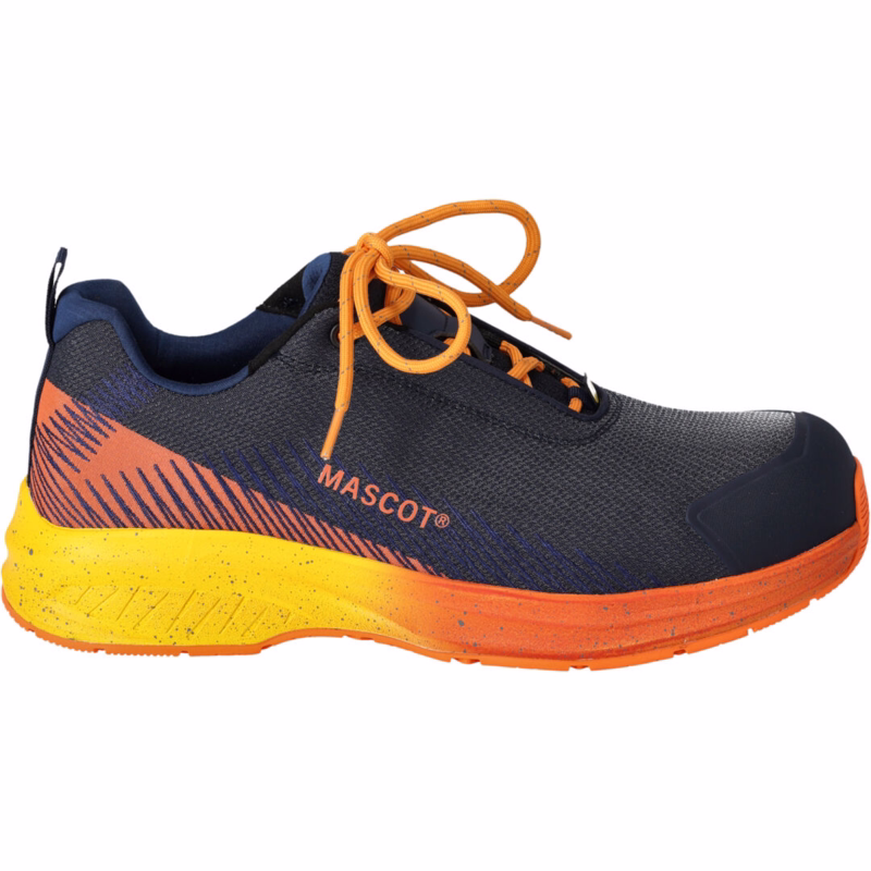 Sikkerhedssko Dame F1600 Mørk marine/stærk orange, str. 40