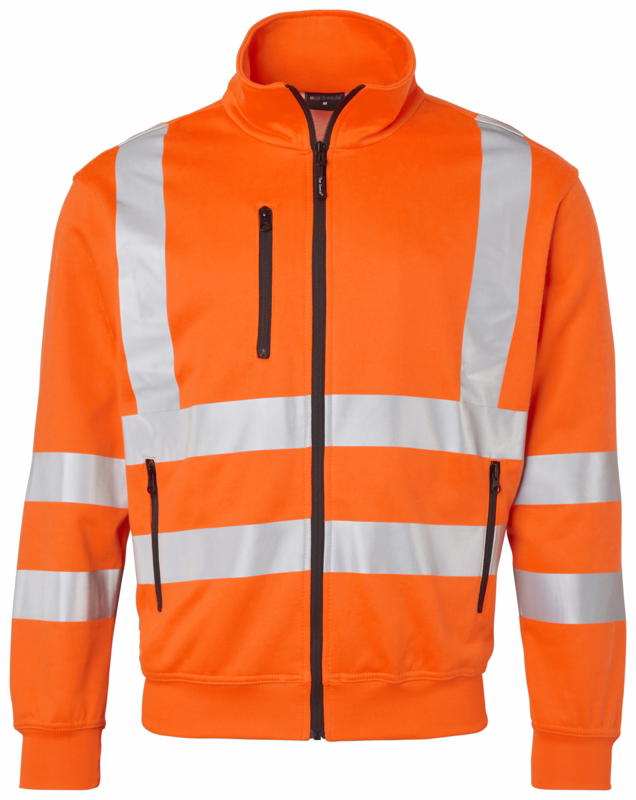 Sweatjakke Hi-vis 1000727 Orange, str. XS