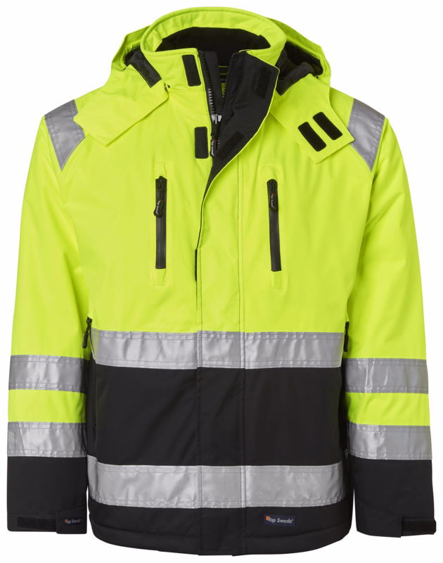 Vinterjakke Hi-vis 1000686 Gul/sort, str. 5XL
