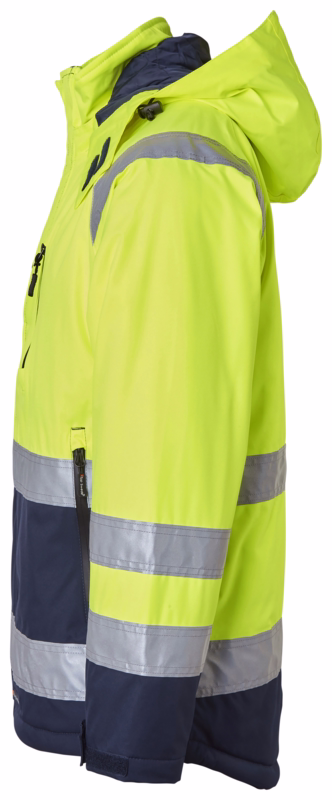 Vinterjakke Hi-vis 1000686 Gul/navy, str. 3XL