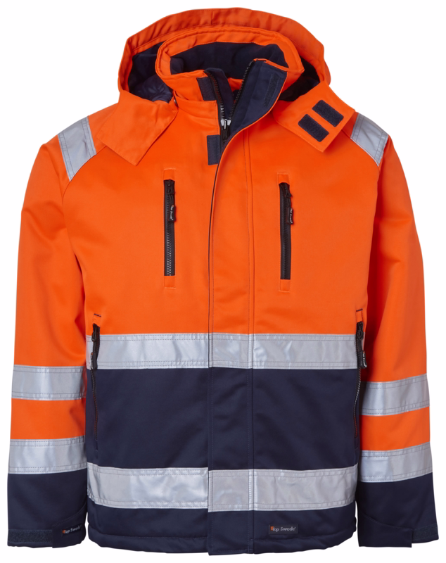 Vinterjakke Hi-vis 1000695 Orange/navy, str. XS
