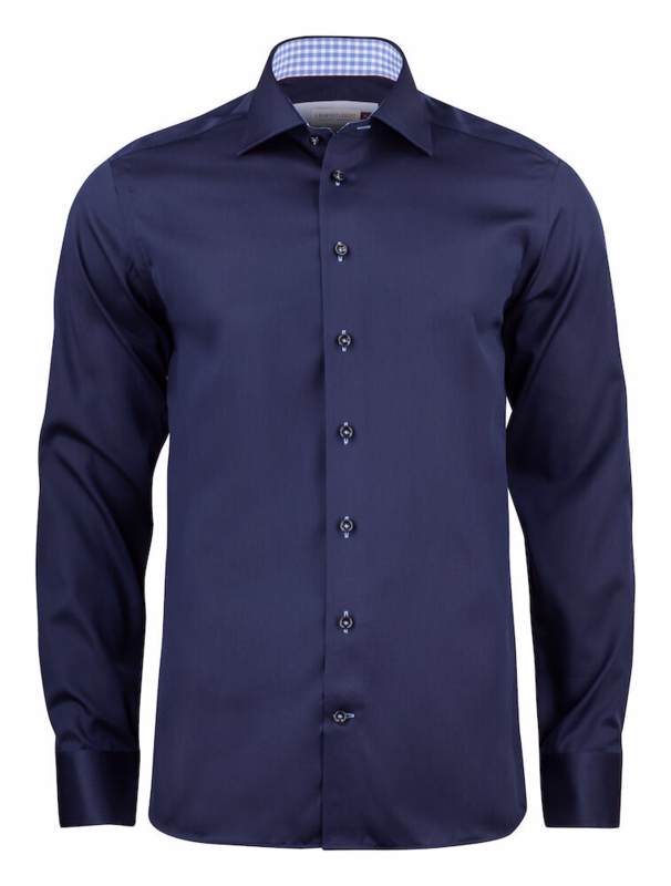 Skjorte Red Bow 2902001 Regular Navy/skyblue, str. S