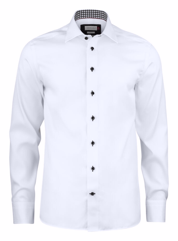 Skjorte Red Bow 2902002 Slim White/black, str. XS