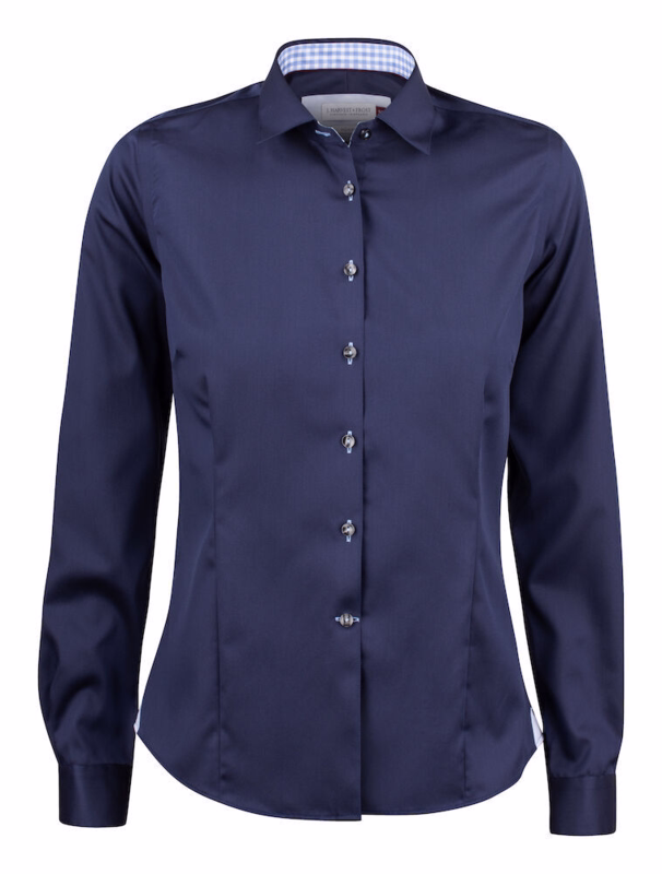 Skjorte Dame Red Bow 2902003 Navy/skyblue, str. XS