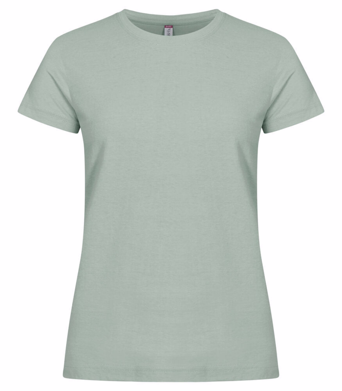 T-shirt 029031 Dame Basic Sage Green, str. M