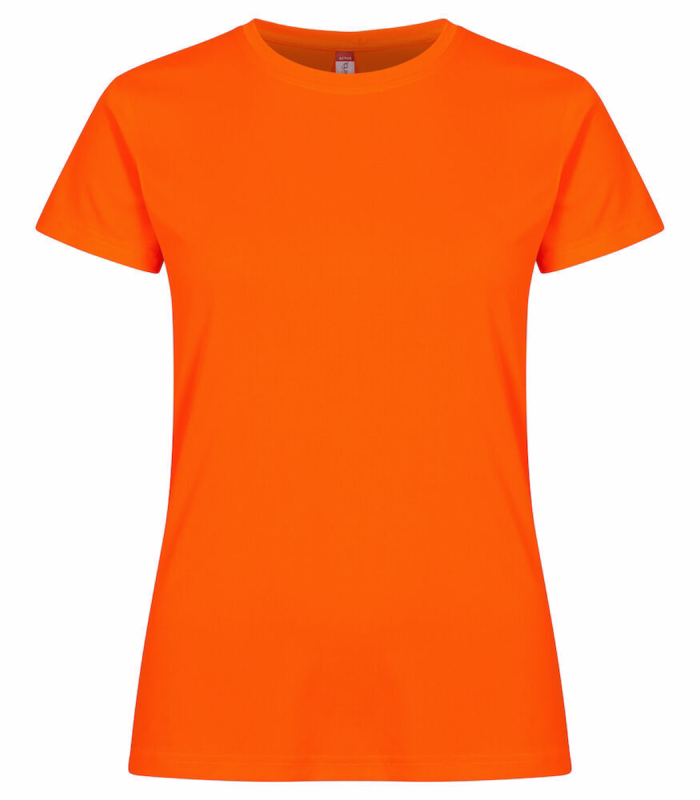 T-shirt 029039 Dame Basic Active Vis. Orange, str. M