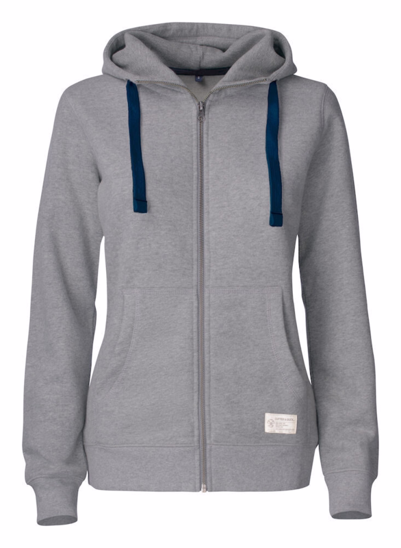 Hættetrøje Dame Twisp 358407 Grey str. XS
