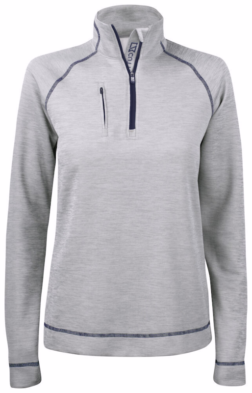 Sweatshirt ½zip Dame Chambers 358413 Grey str. S