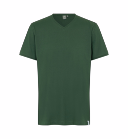 ID Identity - T-shirt V-hals 0372 Flaskegrøn