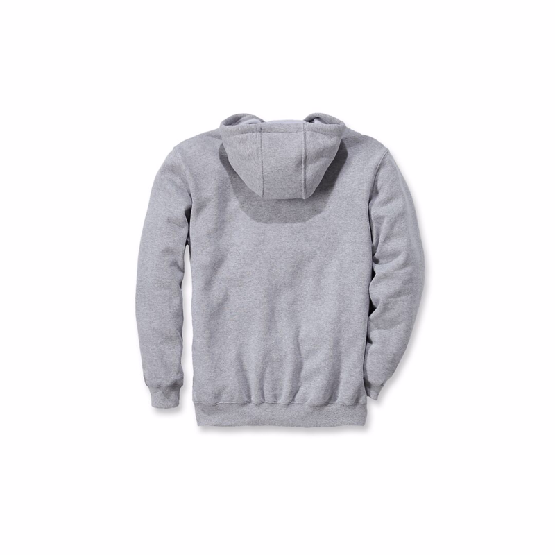 Sweatshirt Zip Hooded Grå str. XS