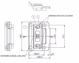Assa Abloy - Slutblik t/H6 kolver 7gr. Fals Kort