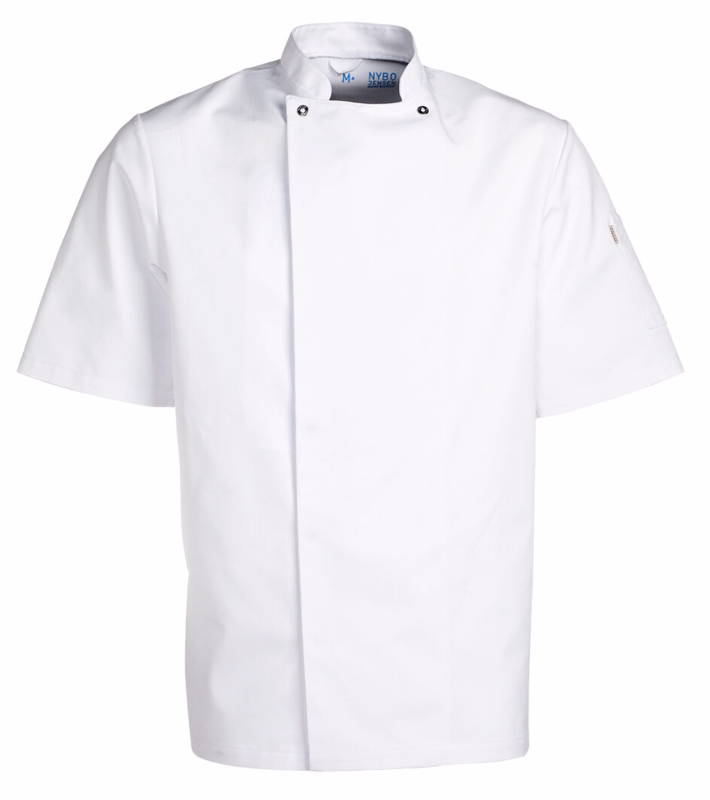 Kokkejakke 1/4 ærmer 2010742 Taste Hvid, str. 4XL