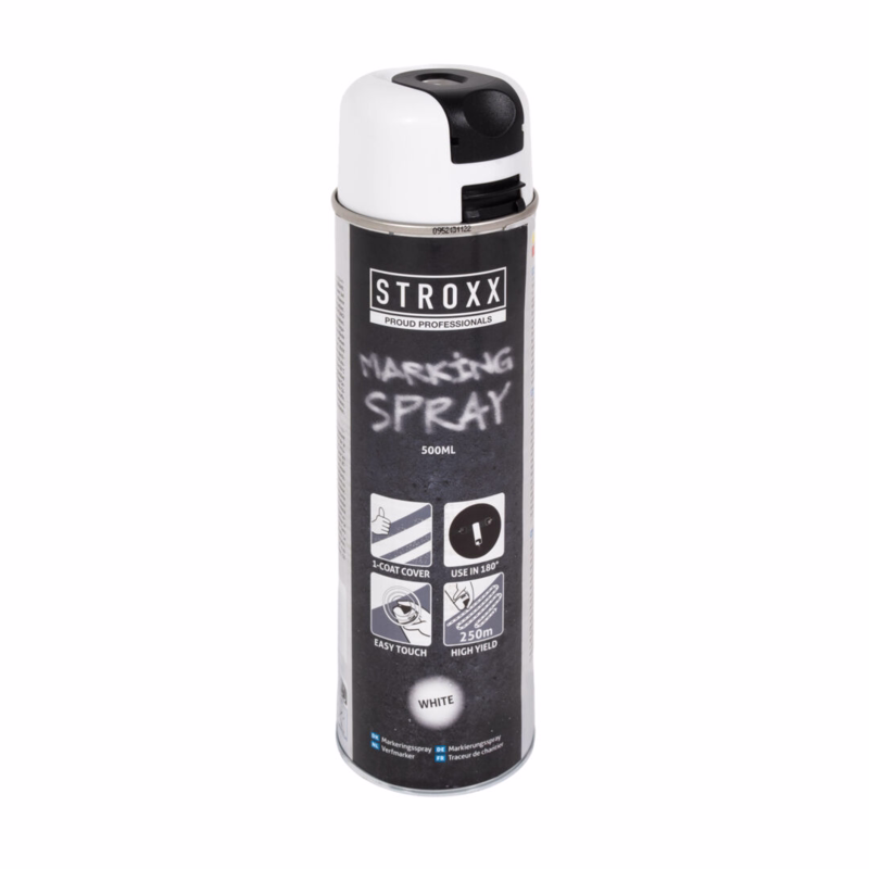 Markeringsspray hvid 500 ml
