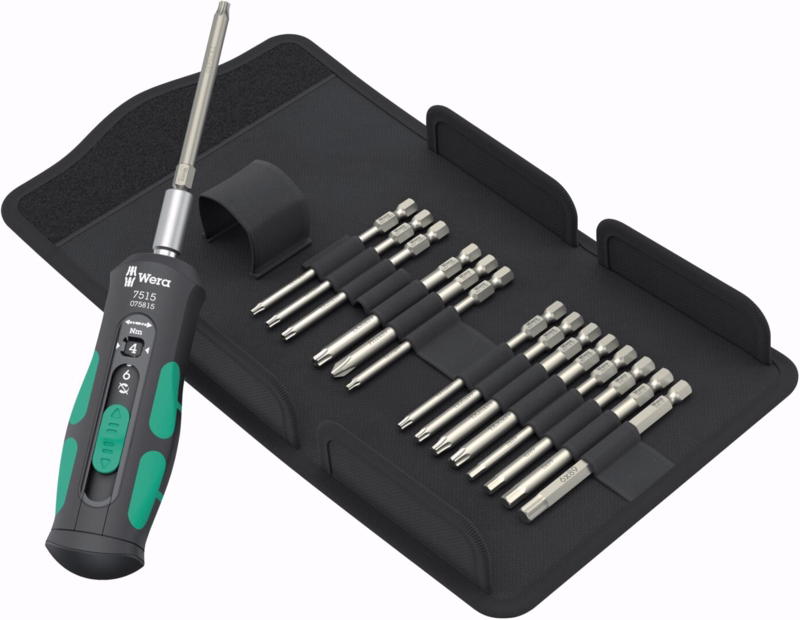 Bitsskruetrækkersæt 7515/16 Safe-Torque Speed 1, 16 dele